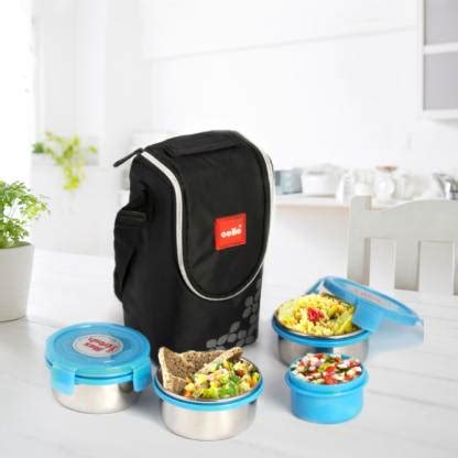 cello MF Click (Blue) 4 Containers Lunch Box (1150 ml) 